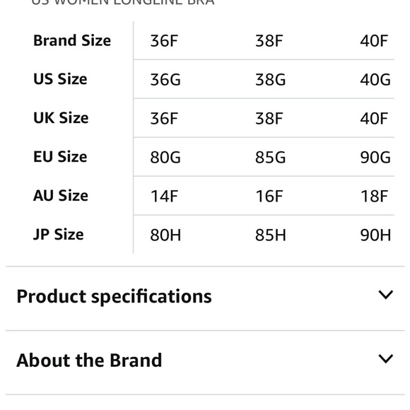 NWT Freya Women's Fancies Underwire Longline Bra, Black, 38G - Picture 5 of 5